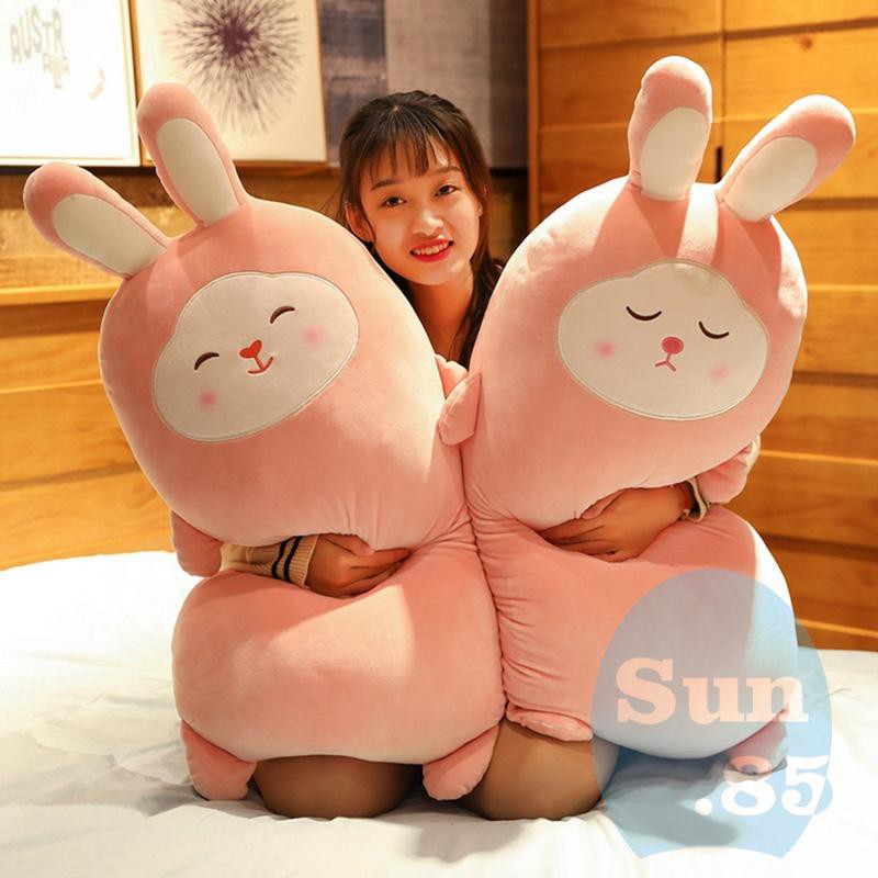 賣爆日本可愛櫻花兔子毛絨玩具陪你睡覺超軟抱枕女生床上娃娃公仔兒童安撫玩偶生日禮物