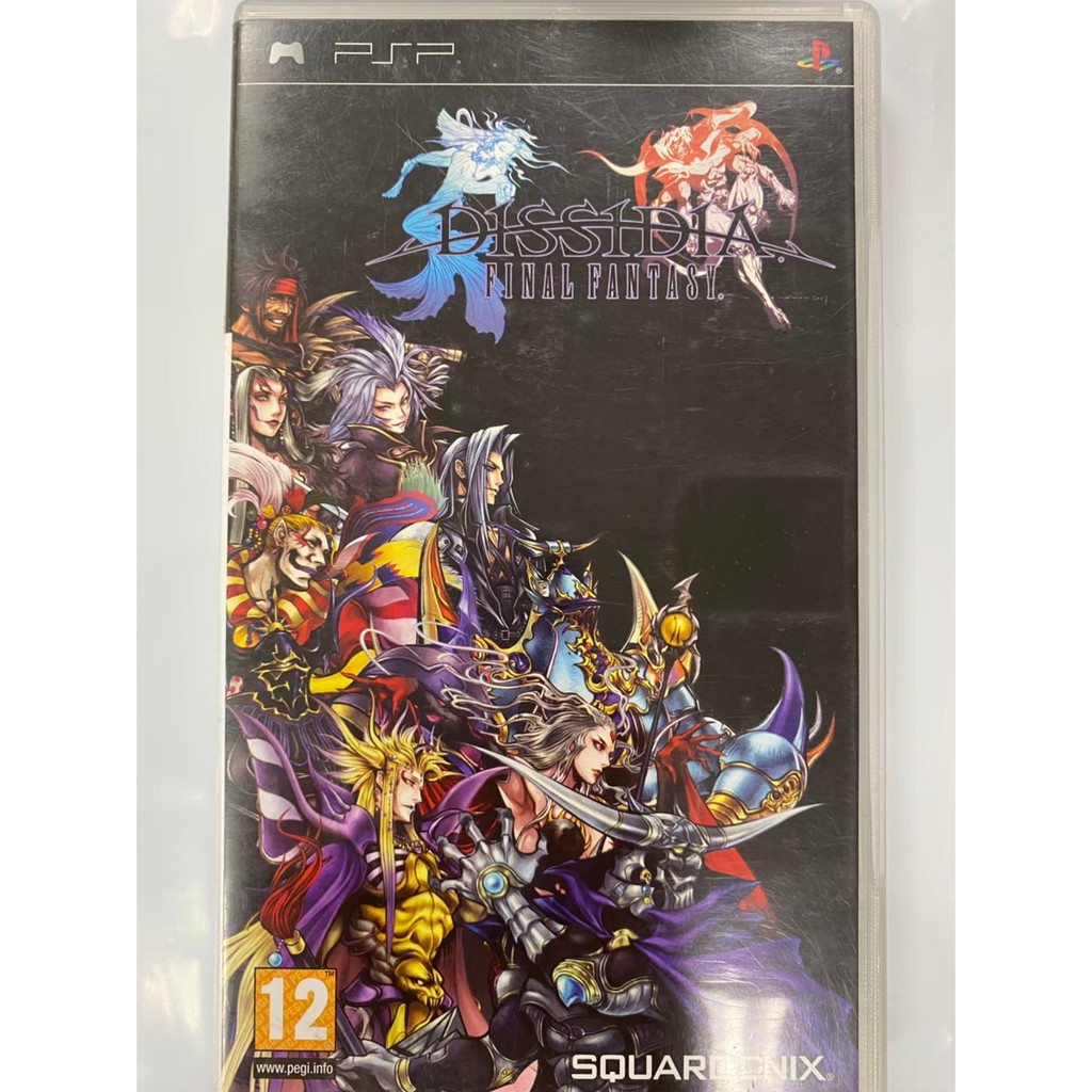 Psp Umd 光碟太空戰士紛爭最終幻想大亂鬥dissidia Final Fantasy 二手日版出清 蝦皮購物