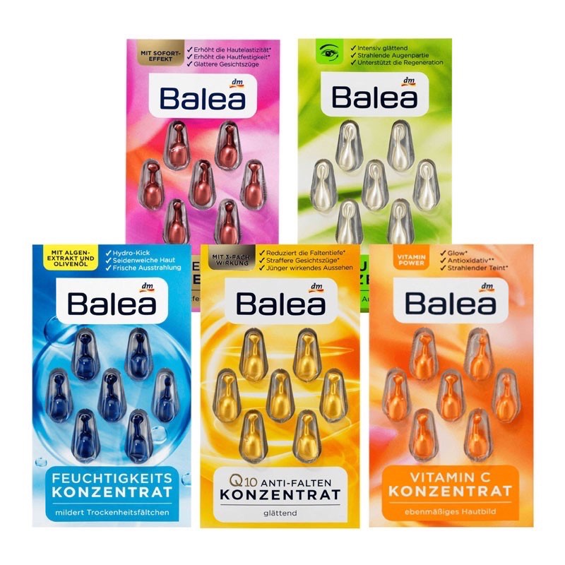 德國 Balea 芭樂雅 保濕精華膠囊 時空安瓶 保濕 抗老 緊緻 全新