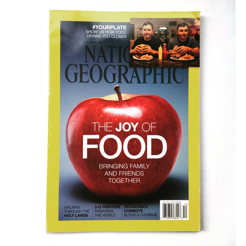 國家地理頻道雜誌 National Geographic The Joy of Food (大安捷運及永和可面交）