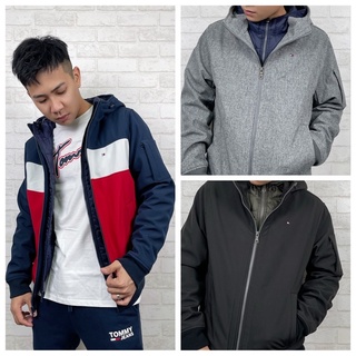 【New START精品服飾-員林】現貨 Tommy Hilfiger 雙層拉鍊 鋪棉 防風 連帽外套 保暖 厚外套