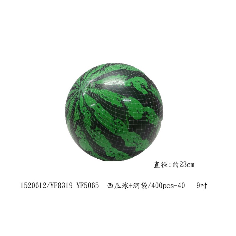 🐶妮妮小舖🐶~全新20公分西瓜造型充氣皮球~西瓜球/PVC仿真西瓜皮球~~售價:35元/個 NT$35