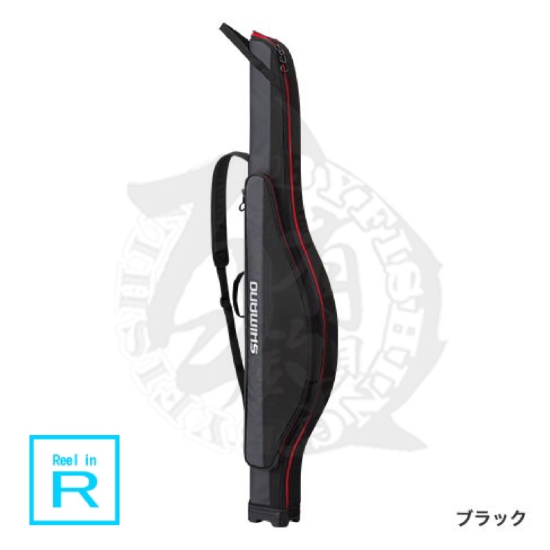 ◎百有釣具◎SHIMANO大肚竿袋 RC-031Q 135R/145R 黑 內藏硬式素材 可保護竿袋不受到衝擊