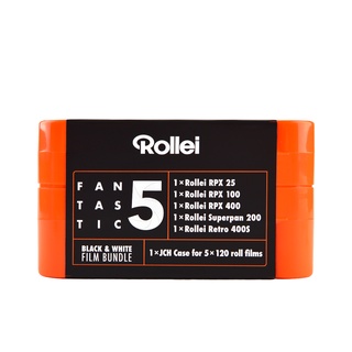 Rollei Fantastic 5 120 黑白底片 一盒5卷裝