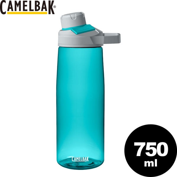 【CamelBak 美國 750ml 戶外運動水瓶《玻璃藍》】CB1512402075/水壺/運動水壺/自行車/悠遊山水