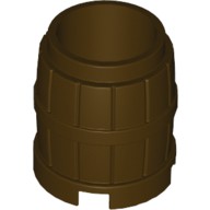 磚家 LEGO 樂高 深咖啡色 Container 2X2X2 木桶 置物桶 小木桶 小酒桶 容器 2489 26170