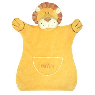 miYim有機棉手偶安撫巾 里歐獅子 新生兒適用 寶寶玩具 口水巾 說故事教材 提供安全感 [總代理現貨]