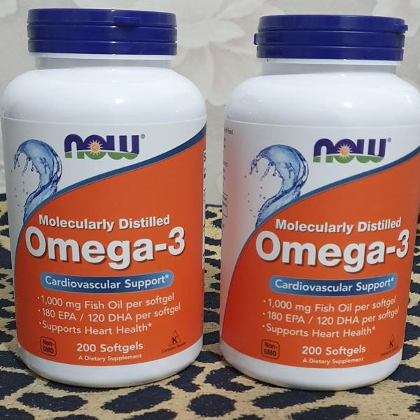 大罐200粒💖Now Foods Omega-3膠囊🐟健而婷 深海魚油膠囊🐠 EPA DHA 1000mg 台北面交🆗