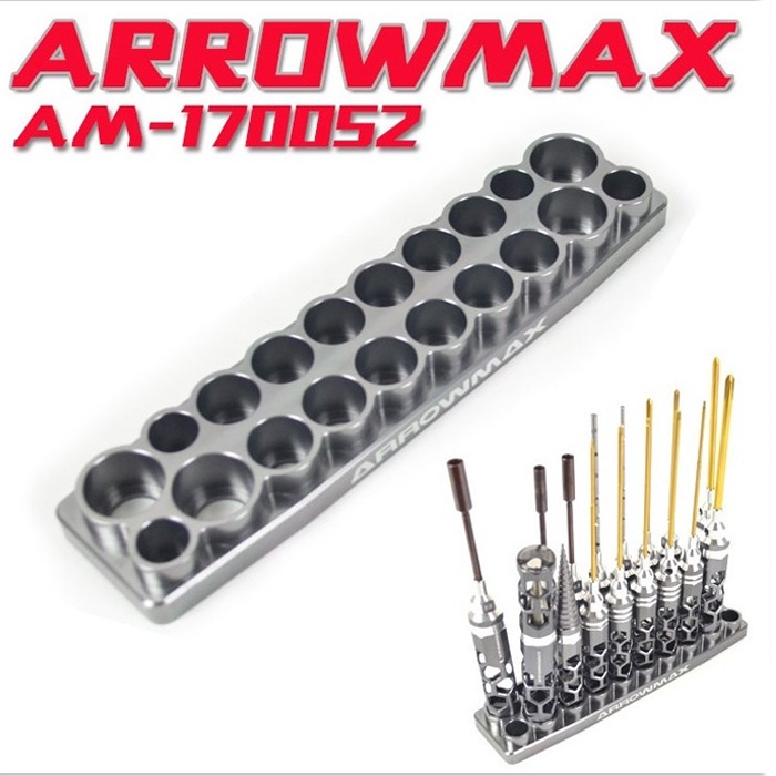 ✿CLAIRE✿ 現貨 ARROWMAX 工具插座 模型工具架 可放置二十支工具 AM-170052