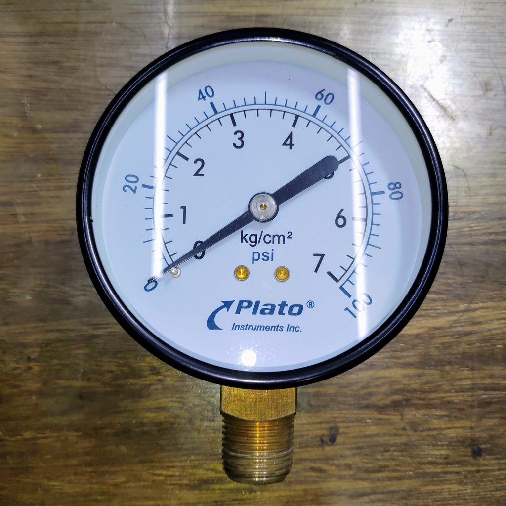阿輪五金3''吋【台灣製】Plato、ATLANTIS 壓力錶 可議價多件優惠 氣壓錶 水壓錶 空壓機 油壓錶 壓力計
