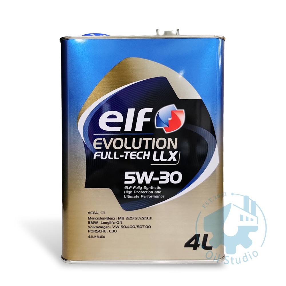 【美機油】 ELF  EVO LLX 5W30 全合成 C3 229.51 LL-04 504 507 4L 日本