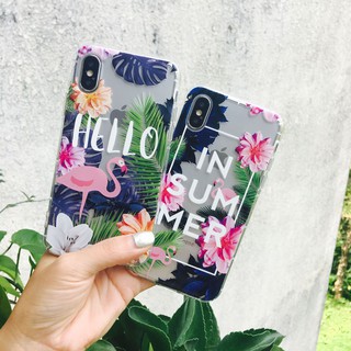 夏日鶴/ INSUMMER 花花草草 iphoneX 空壓殼 iphone6/6s iphone7/8 plus 手機殼