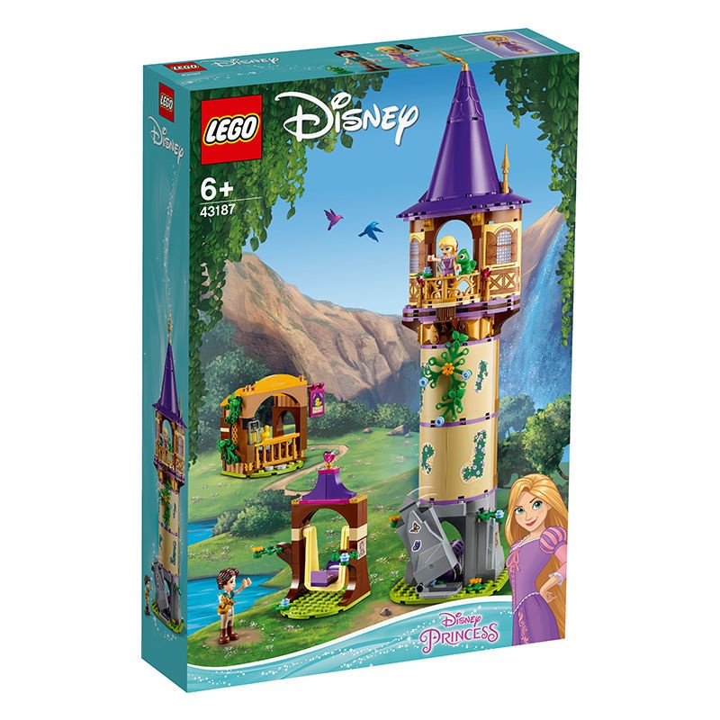 【正品】LEGO樂高43187長髮公主的塔樓迪士尼公主女孩系列玩具