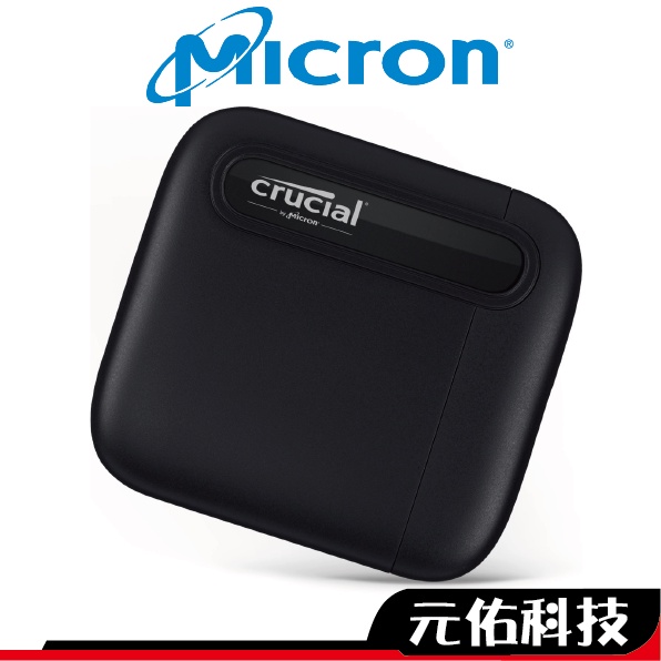 美光 Micron Crucial X6 1TB 外接式 SSD Type-C USB 3.2