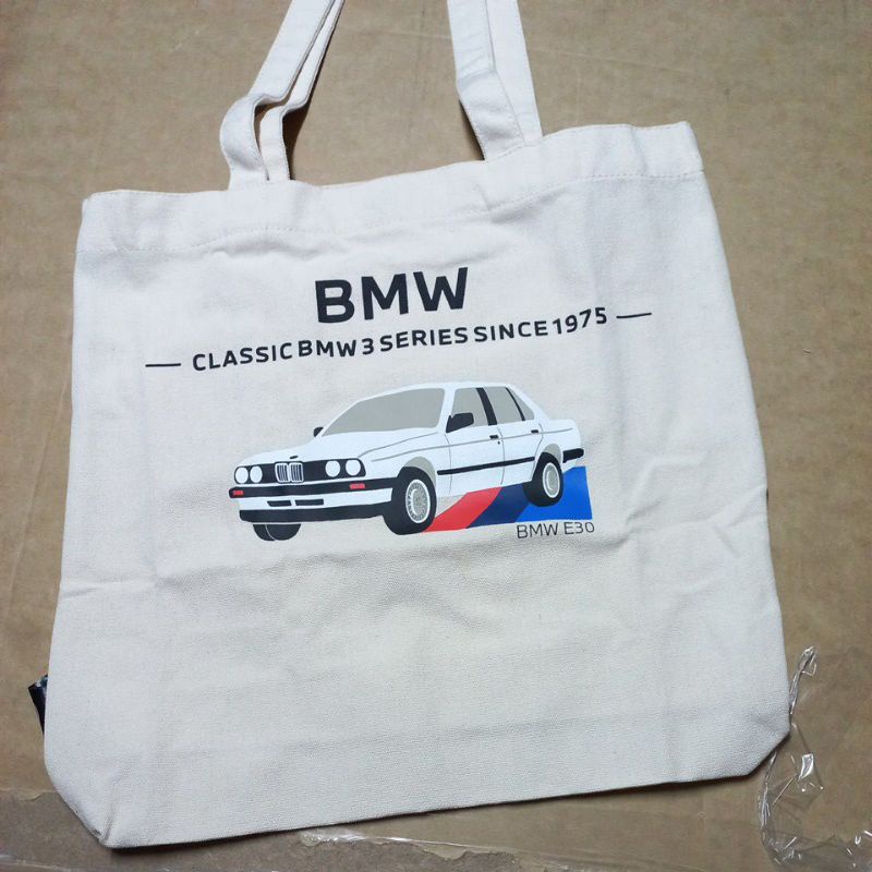 BMW E30 原廠 購物袋 環保袋 帆布袋 復古車 經典