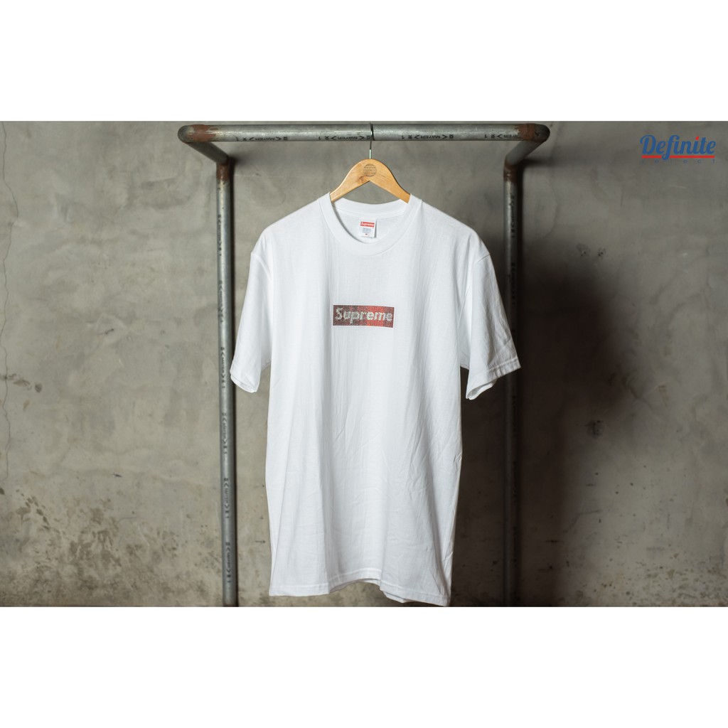 『Definite』Supreme X Swarovski  Box Logo Tee 短T 施華洛世奇 聯名 水鑽