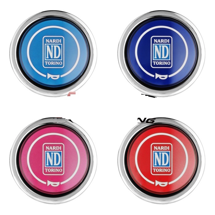 ND NARDI 字樣新色系喇叭按鈕改裝方向盤專用按鈕
