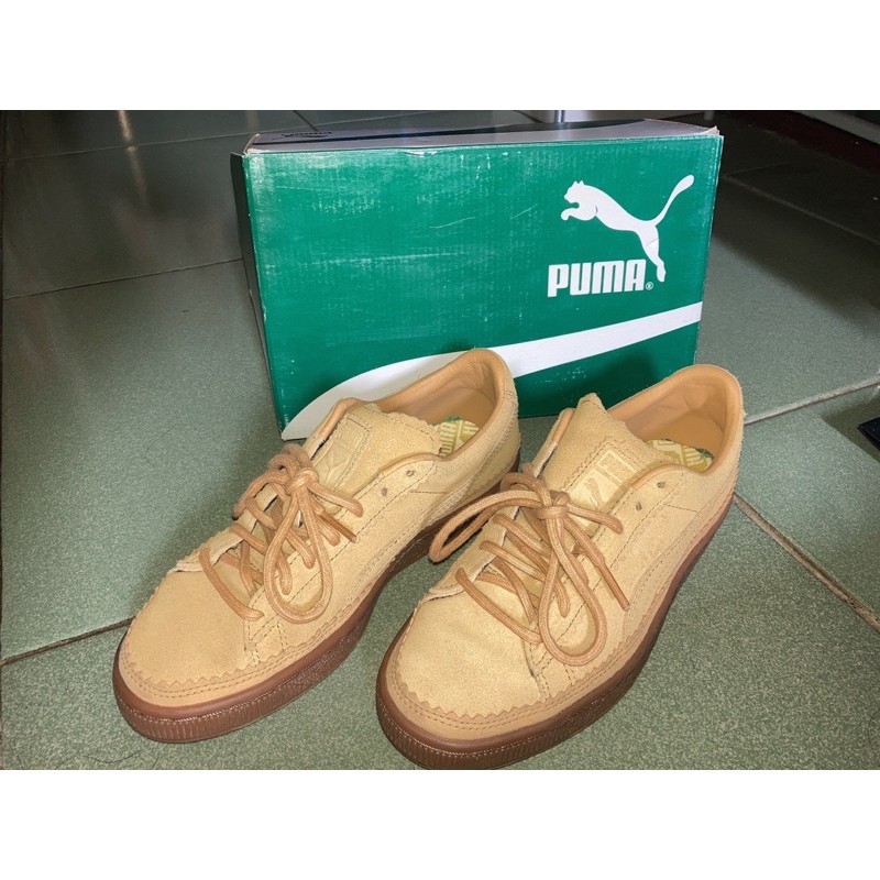 Puma - Suede Classic Brogue 土黃麂皮焦底 休閒鞋