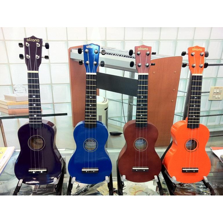 亞洲樂器 okana 21吋 烏克麗麗夏威夷吉他 Ukulele $650 (4色可選)