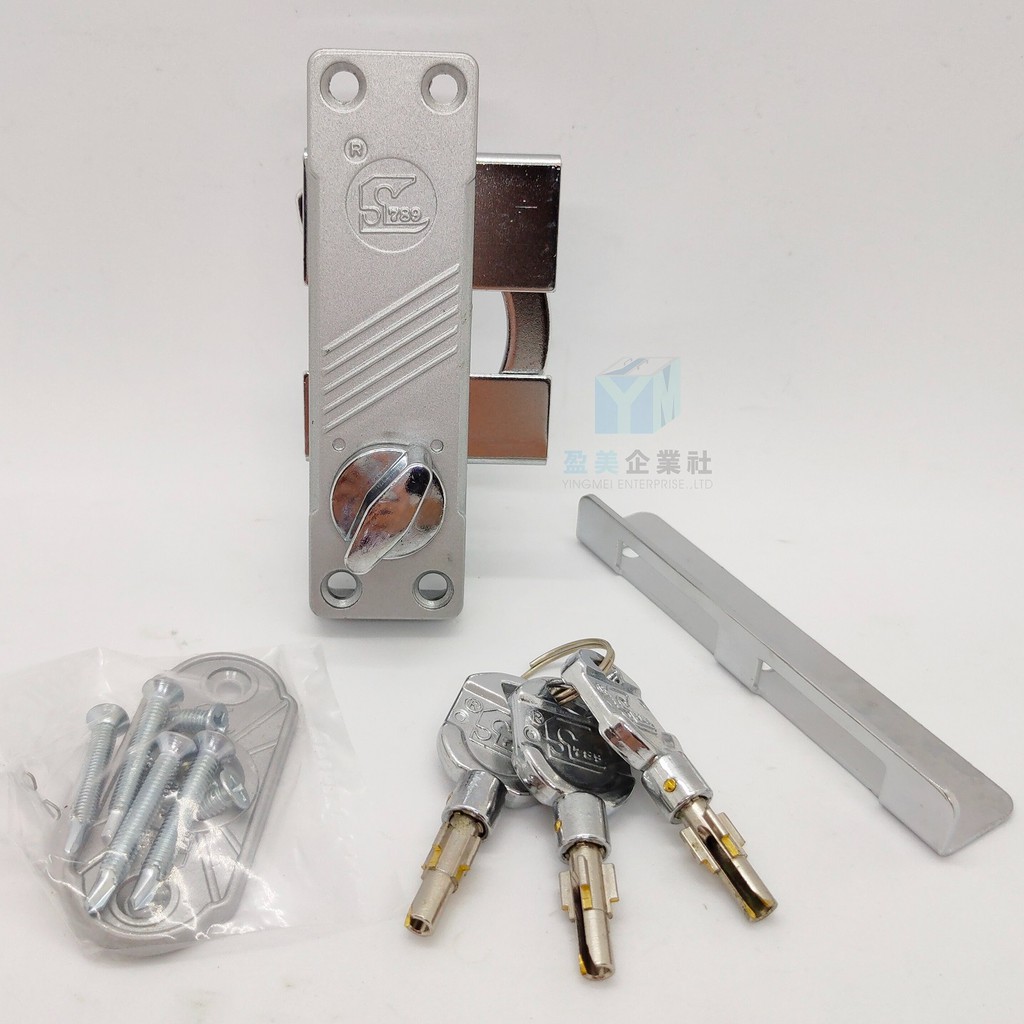 YUN YU昀育 SL-9800 鎌錠鎖 鋁門鎖 紗門鎖 落地門窗鎖 箭型鎖 | 蝦皮購物
