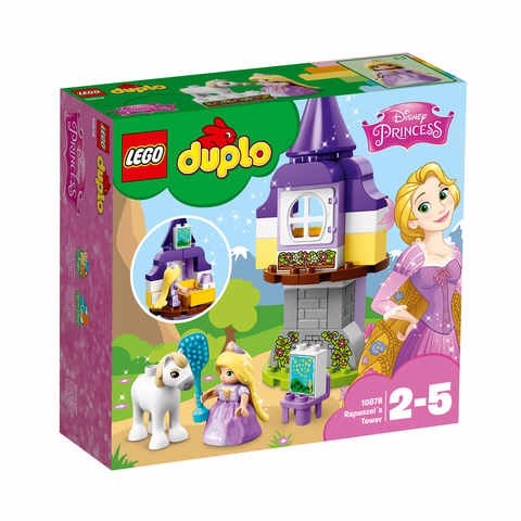 [全新現貨]正版! 樂高 Lego 得寶 duplo 10878 迪士尼公主長髮公主樂佩的塔樓 大顆粒 積木