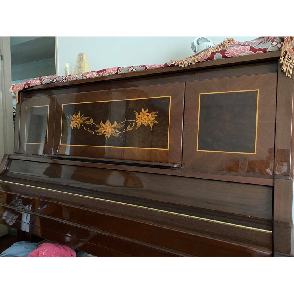 中古良品 台灣山葉25週年紀念琴 U300 全世界只有250台 胡桃木手工打造