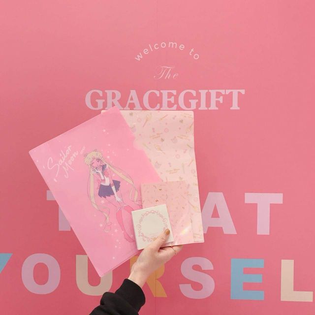 Grace Gift 美少女戰士週邊文具 資料夾 便條紙 便利貼 Sailor Moon Crystal