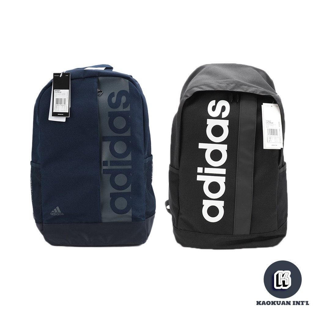 Adidas Lin Core Per Backpack bp 深藍黑白愛迪達後背包書包雙肩【高冠國際】 | 蝦皮購物