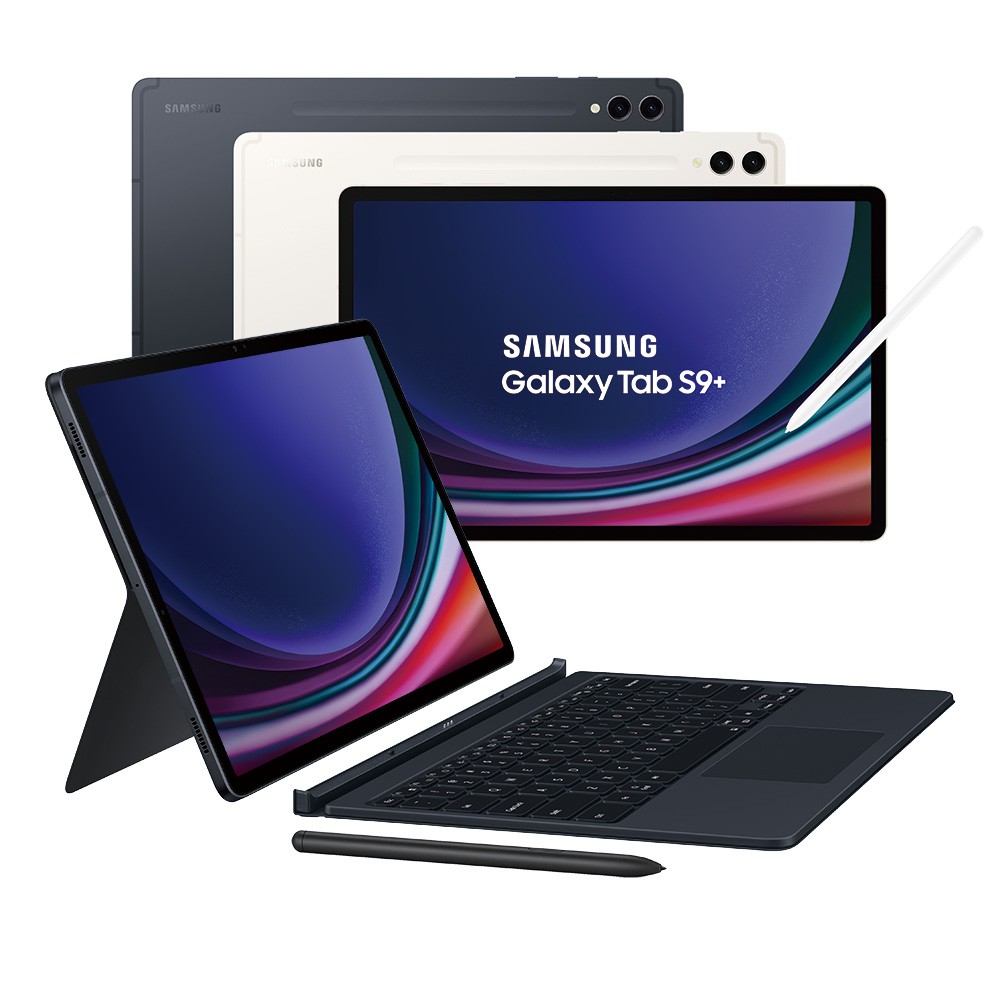 SamsungGalaxyTab S9+鍵盤套裝組X810 12G/256G Wi-Fi 12吋八核平板 現貨 廠商直送