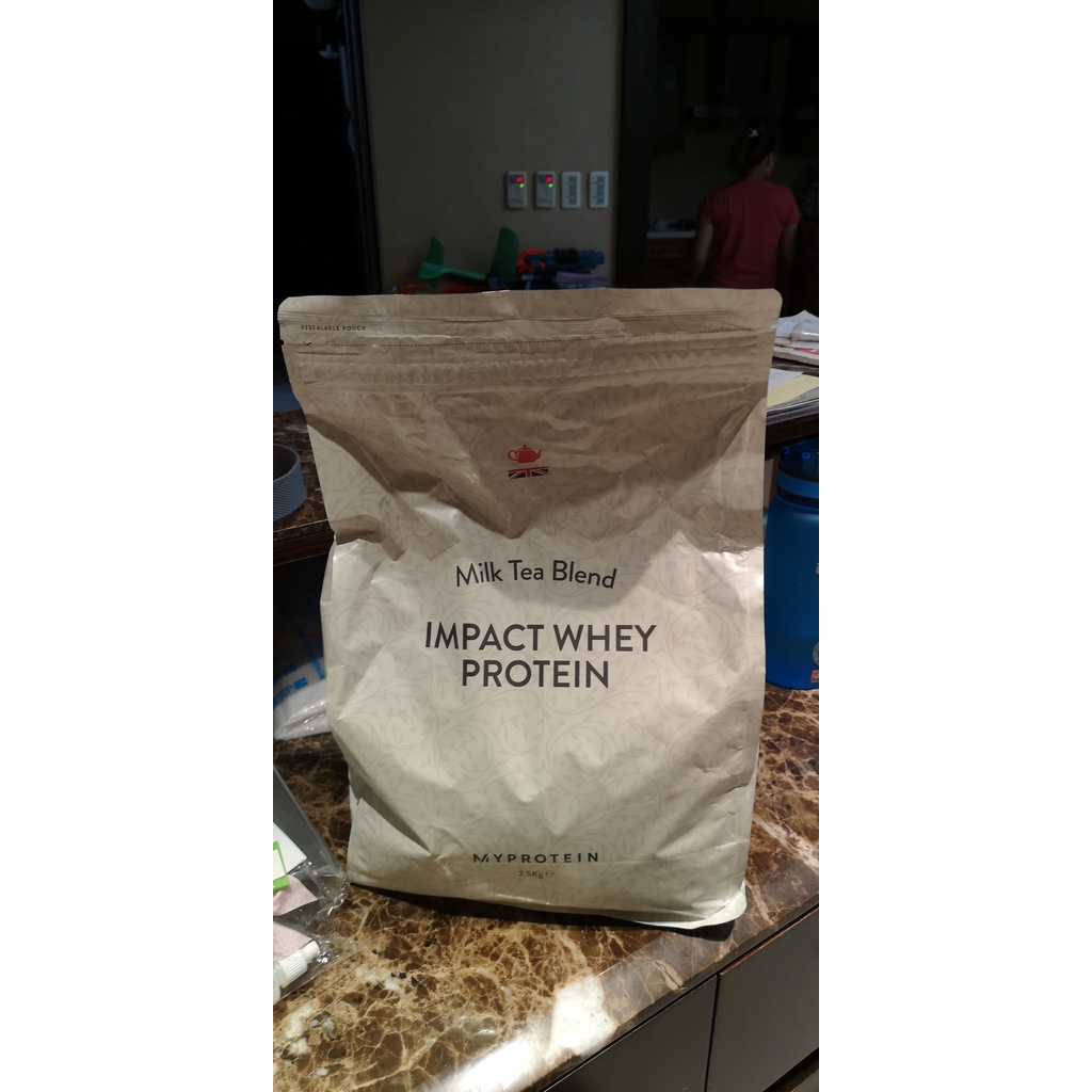 [Myprotein] 乳清蛋白 2.5kg 濃縮乳清 高蛋白 健身 Myprotein 英式奶茶口味，只有一包