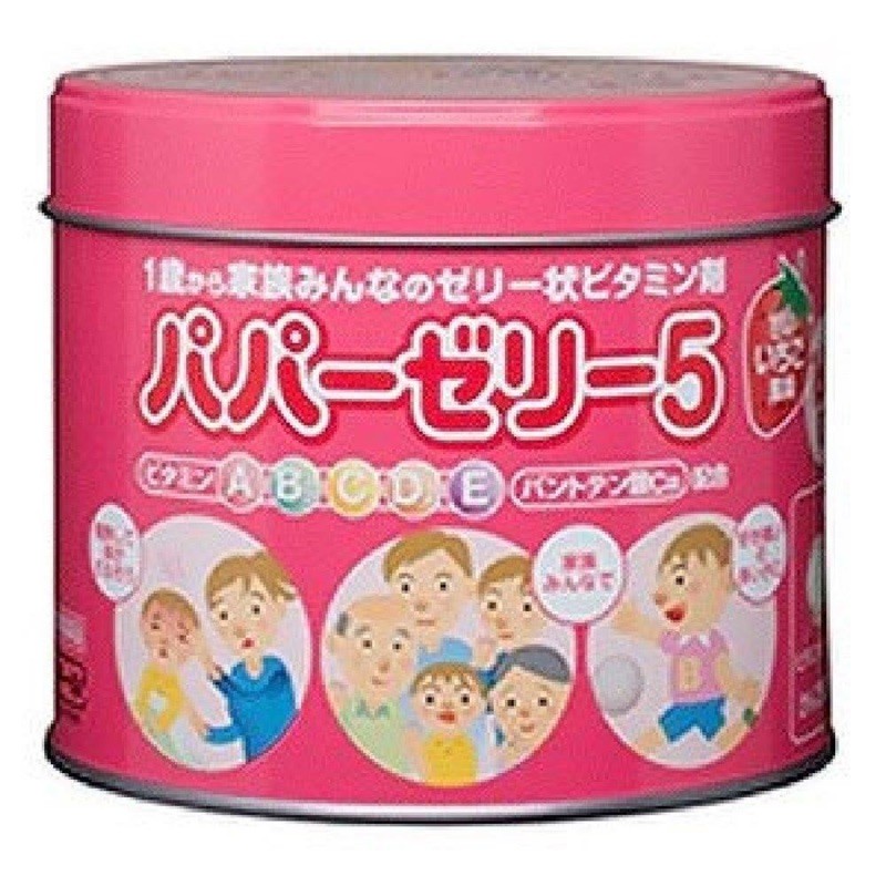 日本 大木製藥 兒童維他命軟糖 160粒 草莓口味
