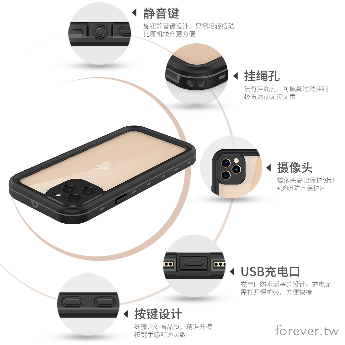 2米防水 適用於iphone12防水殼iphone 12 Pro Max三防殼iphone11防水防摔防塵保護殼 蝦皮購物