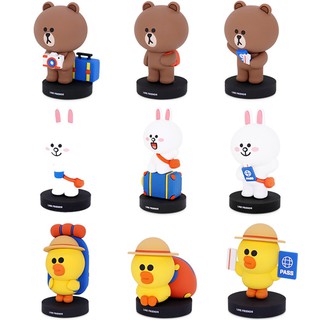 GARMMA 永橙 LINE FRIENDS 旅行系列 盲盒 盒玩公仔 (單入隨機款) 【魔力電玩】