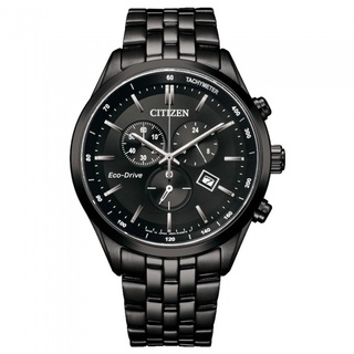 CITIZEN星辰GENTS領袖王Wilson光動能鋼帶錶款42mm(黑/綠AT2145-86E/AT2149-85X)