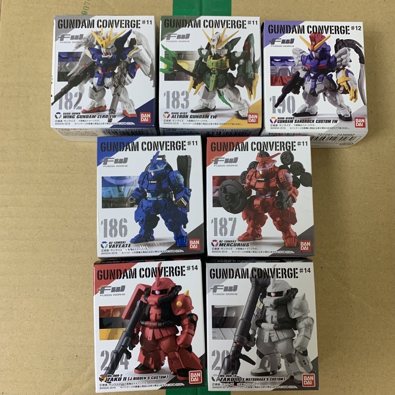 多款可選 Fw Gundam Converge 11 12 14 飛翼零式二頭龍沙漠1 1 190 蝦皮購物