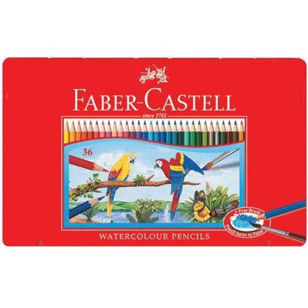 ◆SOFIAの樂園◆ Faber - Castell 德國 輝柏 水性色鉛筆 24色 36色 48色 (精緻紅鐵盒)