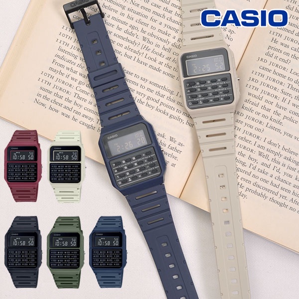 【CASIO】CA-53WF 復古造型電子錶/計算機系列/男女通用款/34mm/公司貨【第一鐘錶】