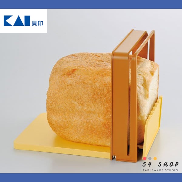 【54SHOP】貝印 KAI Bready Select 吐司切片器 可調整厚度 麵包切片器 FP-1000