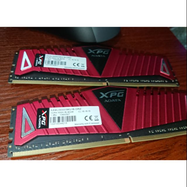 威剛DDR4 3000 8GX2 XPG Z1 可超到3400