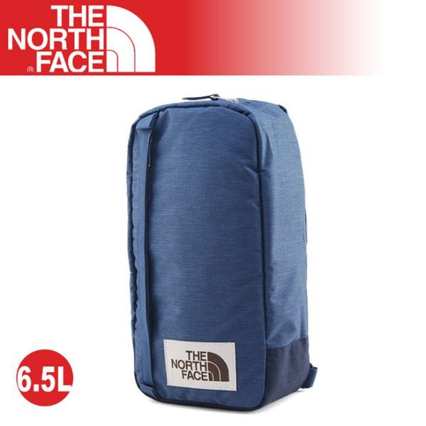 【The North Face 6.5L 多功能單肩斜背包《蔭藍》】3G8K/耐磨側背包/隨行提包/零錢包/悠遊山水
