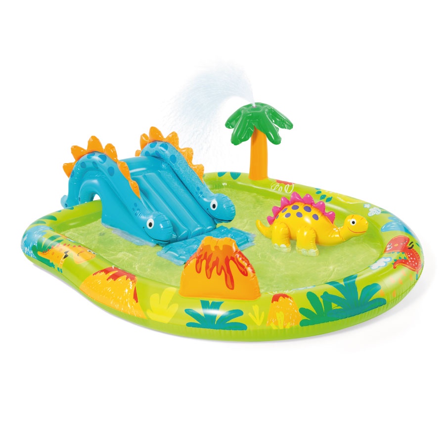 Intex小恐龍噴水滑梯池 ToysRUs玩具反斗城