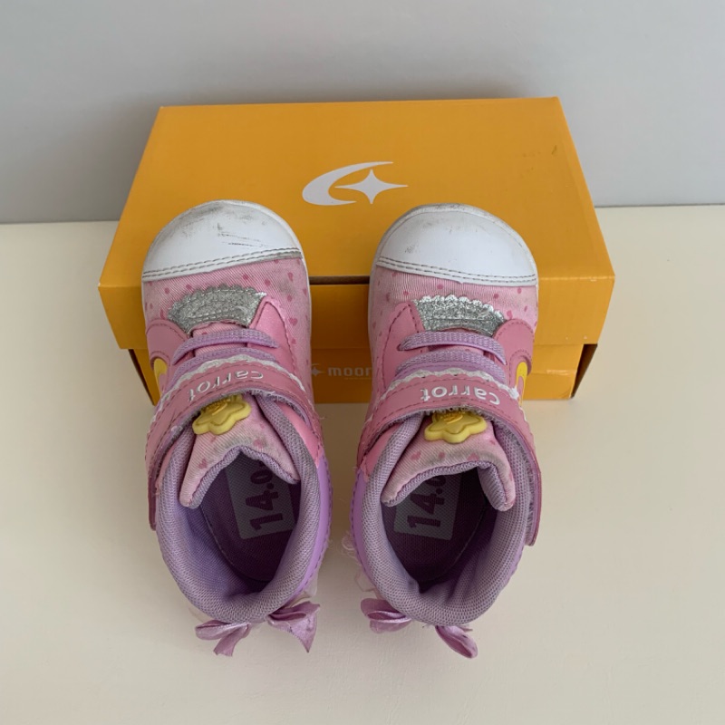 ［二手］moonstar 日本機能童鞋  月星鞋 14cm