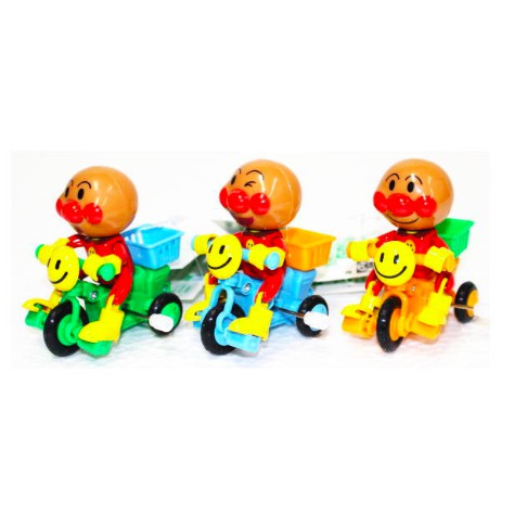 『現貨免運』全新 日本 麵包超人 三輪車 腳踏車 自行車 發條 玩具