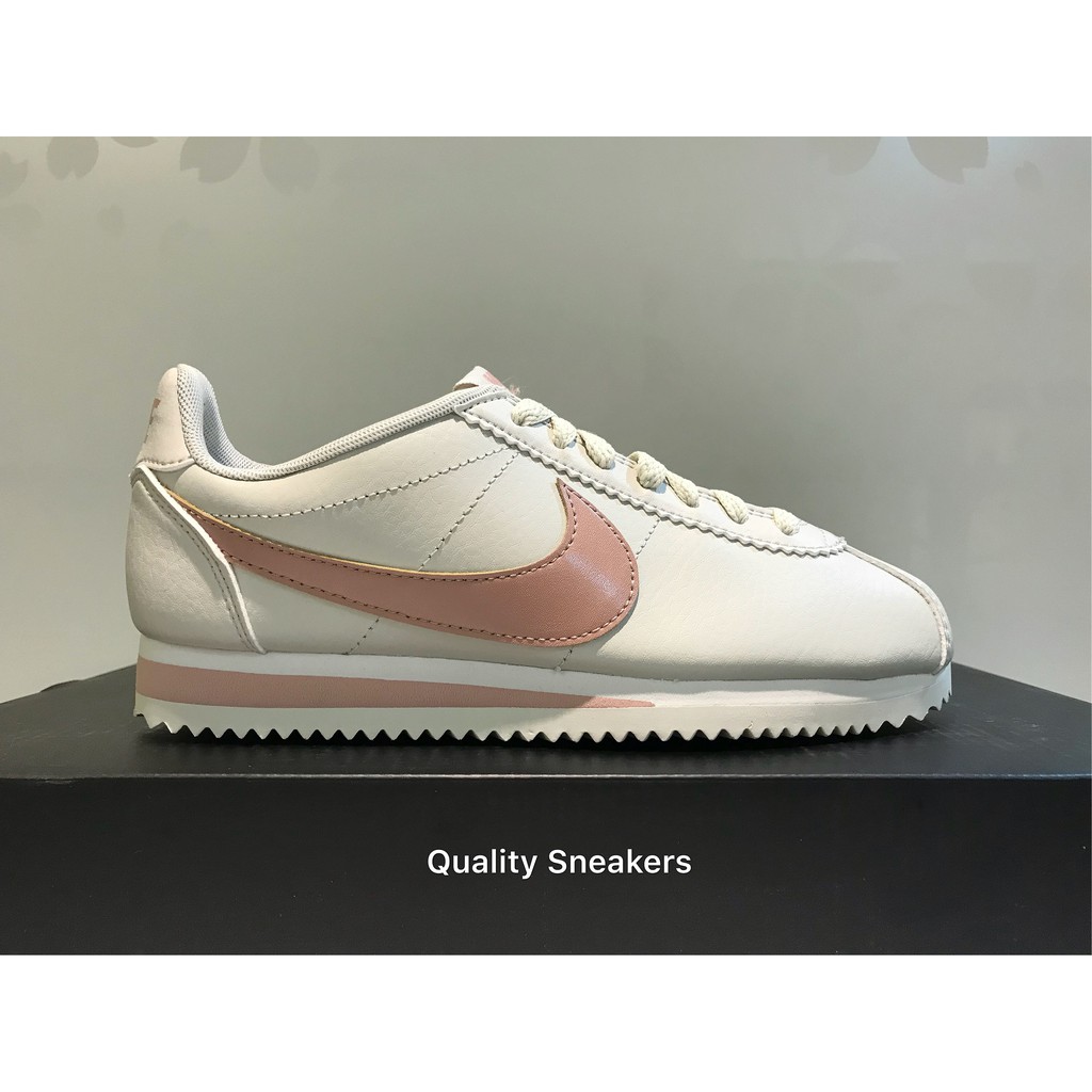 Quality Sneakers - Nike Cortez 杏色 粉 乾燥 玫瑰 阿甘鞋 807471-013