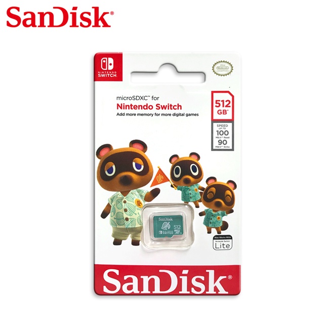 SanDisk 512G 1TB 任天堂Switch記憶卡 microSDXC UHS-I 代理商公司貨 NS