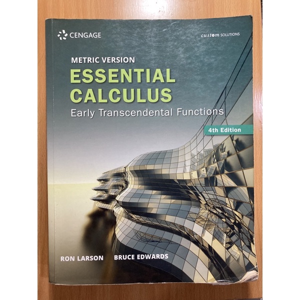 微積分 essential calculus early transcendental functions