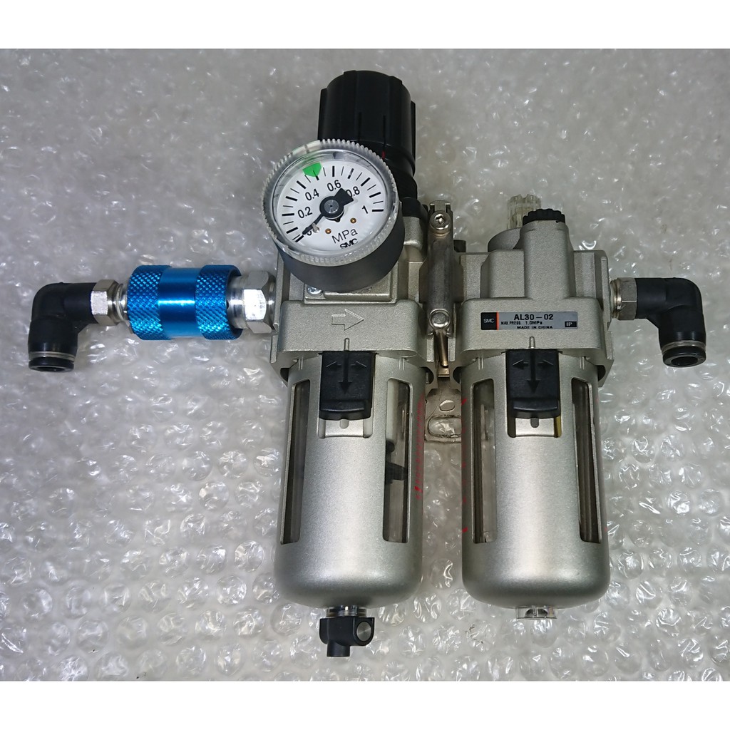 ◢ 簡便宜 ◣ 二手 SMC 過濾器減壓閥 調壓閥 AW30-02G 油霧器 AL30-02