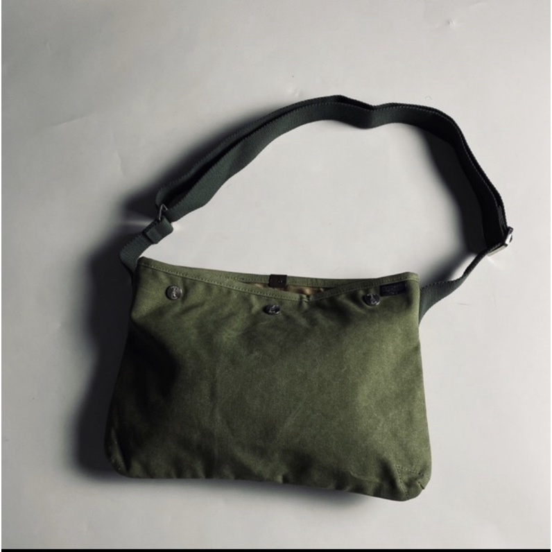 porter tokyo 日本吉田 日本製小包 側背包 肩背包 水洗軍綠 可裝iPad平板