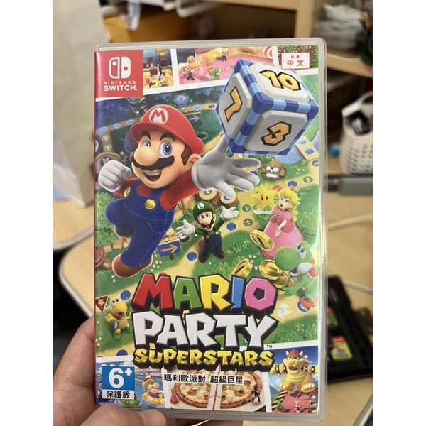 Switch 遊戲-瑪利歐派對 超級巨星 Mario Party Superstars中文版 -二手