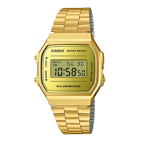 【宏崑時計】CASIO卡西歐復古時尚流行金錶 A168WEGM-9 A168 生活防水 台灣公司貨保固一年